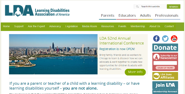 FireShot Screen Capture #006 - 'Learning Disabilities Association of America – Learning Disabilities Association of America' - ldaamerica_org